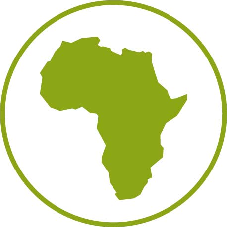 Icon des afrikanischen Kontinents.
