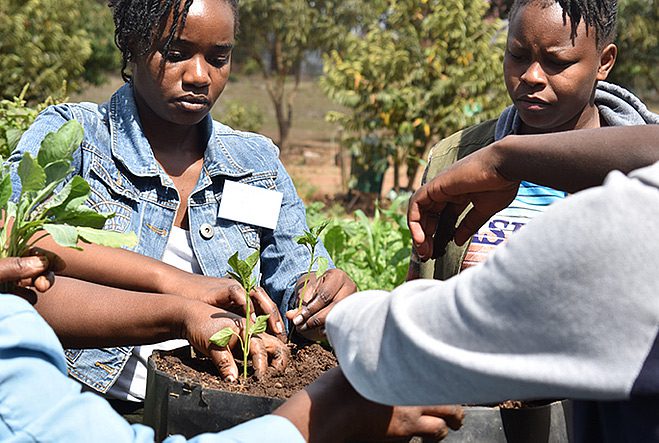 Studentinnen am ITCOA Agroecology Seminar