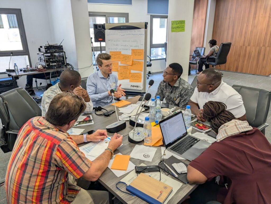 Hans von Zinkernagel leitet einen Workshop am AFSF.