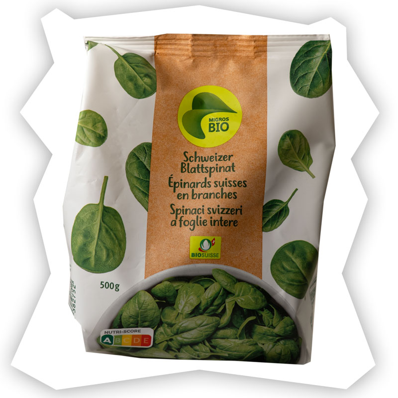 Épinards en feuilles Bio