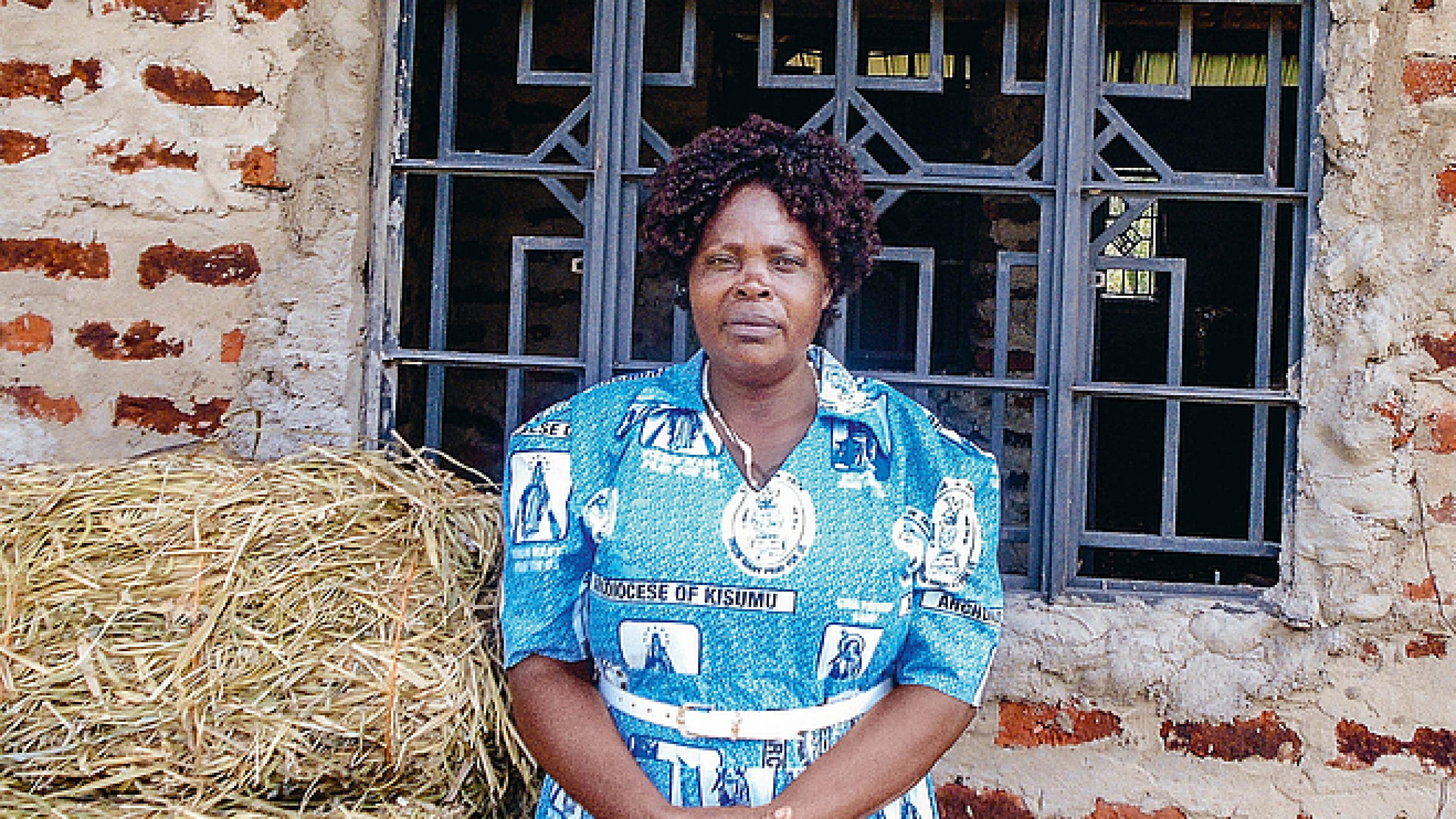 Paskalia Shikuku Bauern-Ausbildnerin im Distrikt Siaya, Kenia, Witwe und Mutter von vier Mädchen