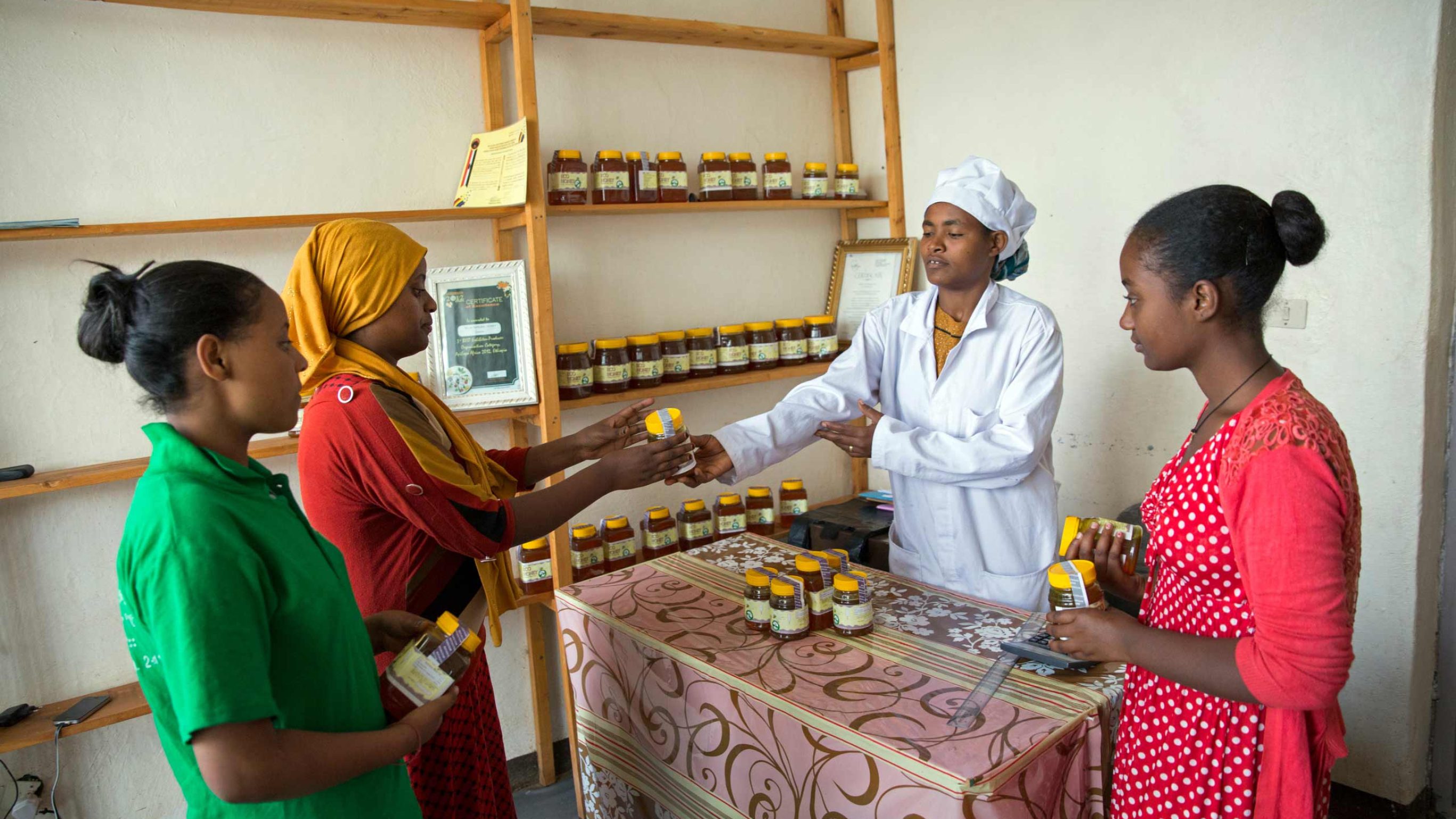 Pure, high-quality honey is in short supply in Ethiopia and so demand is high.